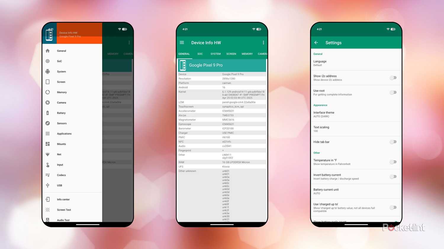 Device Information Setting Android 3 apps I use to track my Android's performance