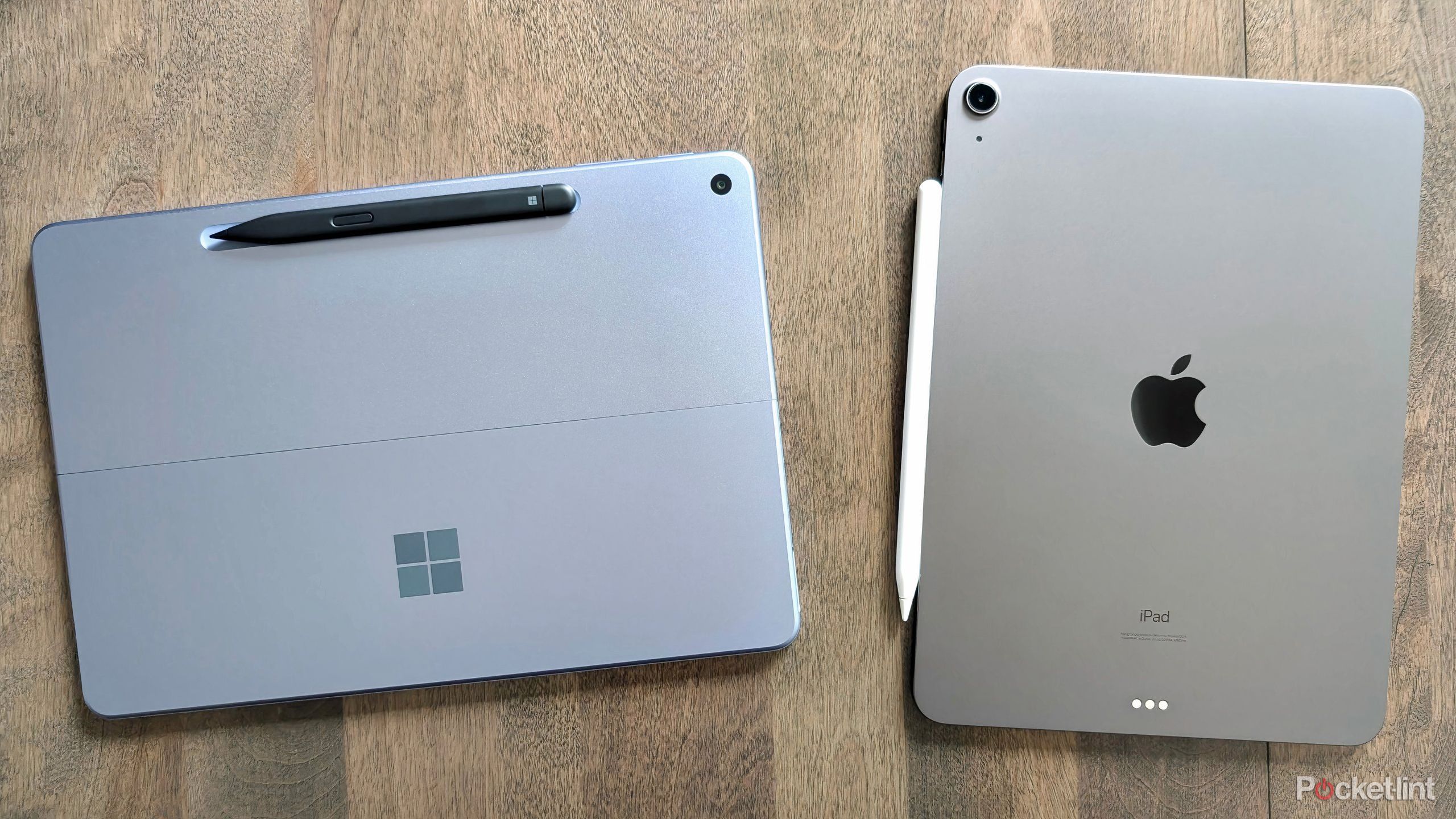 Surface Pro 12-inch and iPad Air 11-inch 1 side by side. 