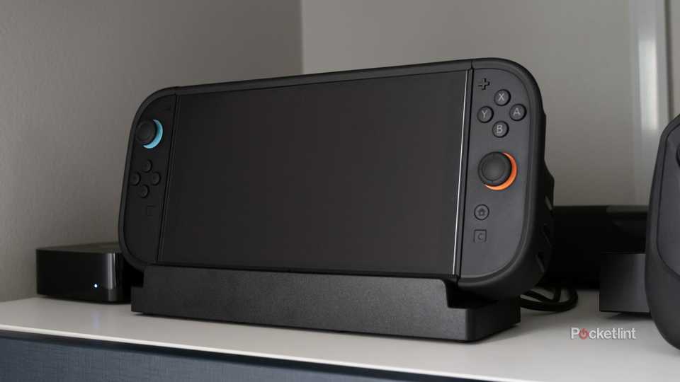 The Switch 2 on dbrand's Killswitch dock 