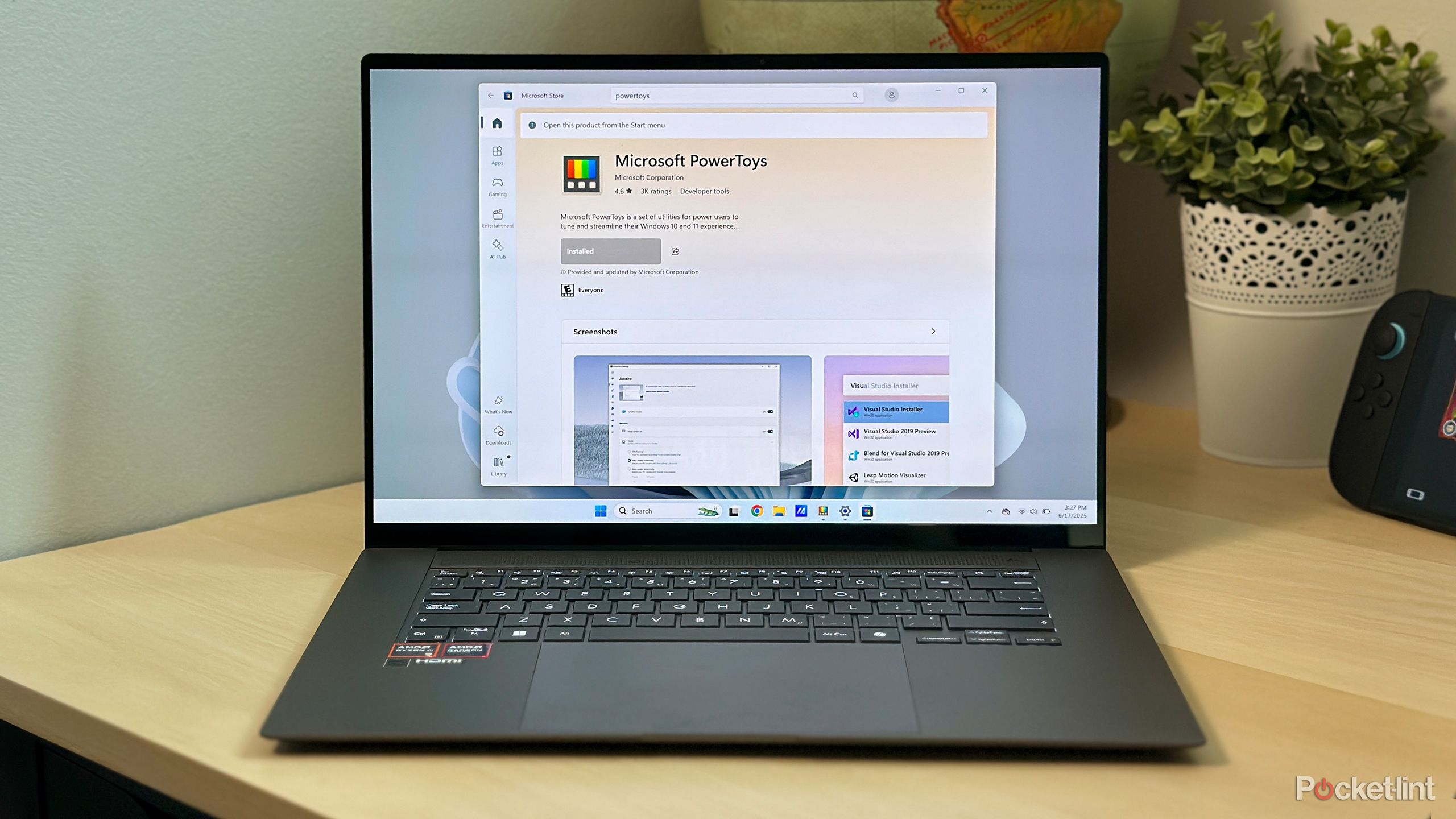 PowerToys on Windows 11 laptop.