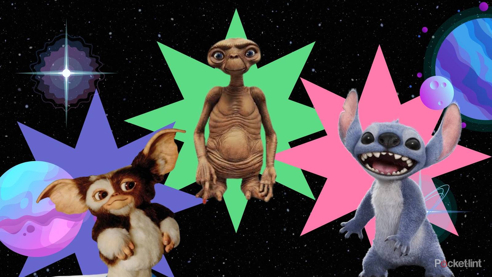 ET, Gizmo and Stitch 
