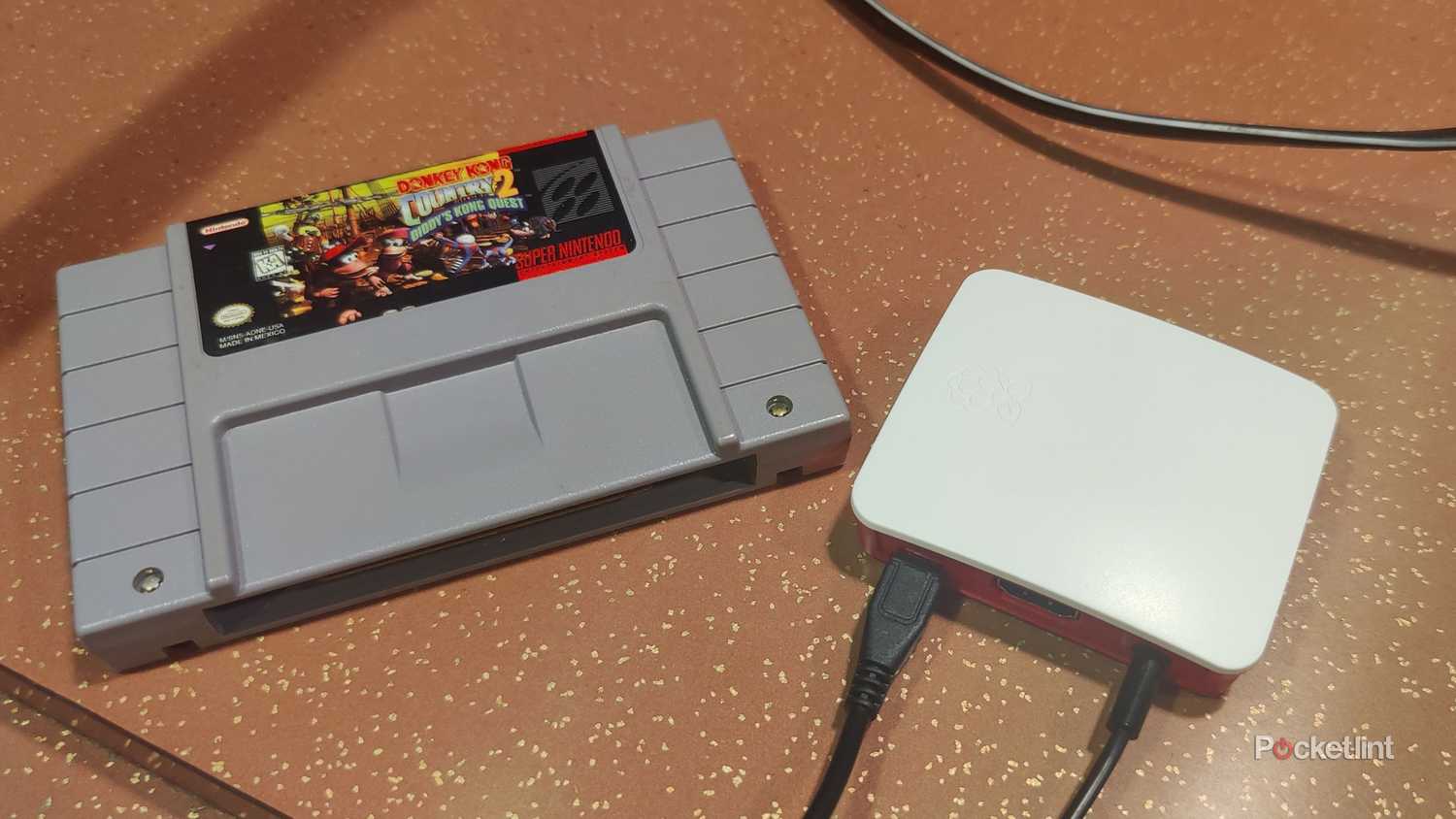 Raspberry Pi with Donkey Kong Country 2