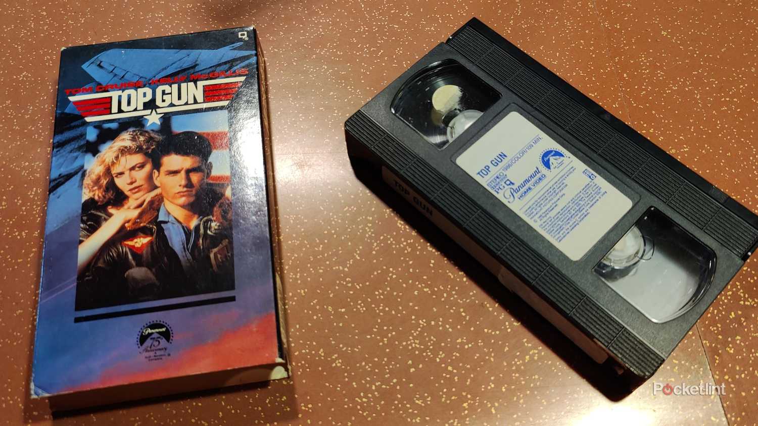 Top Gun on VHS.