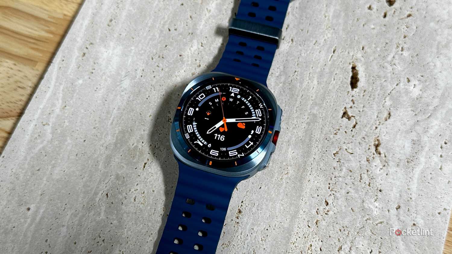 Galaxy Watch Ultra blue.