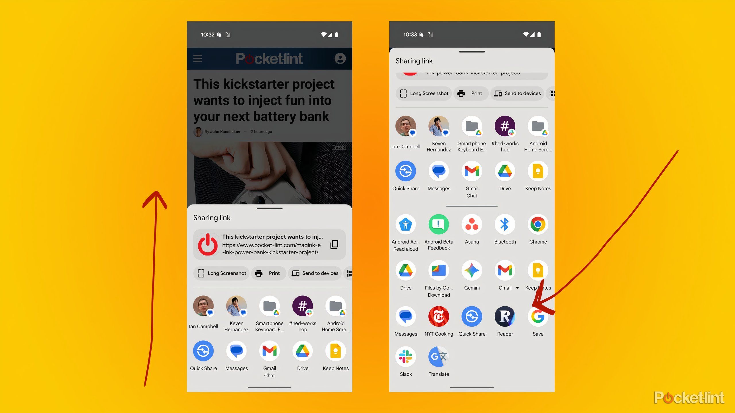 I found a surprisingly simple way to make sharing faster on Android