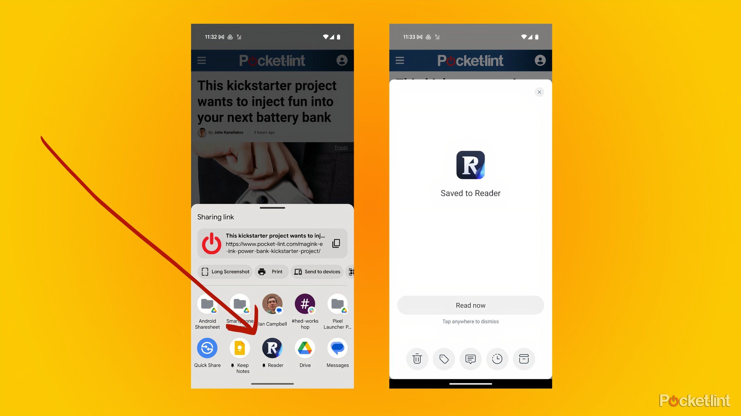 I found a surprisingly simple way to make sharing faster on Android