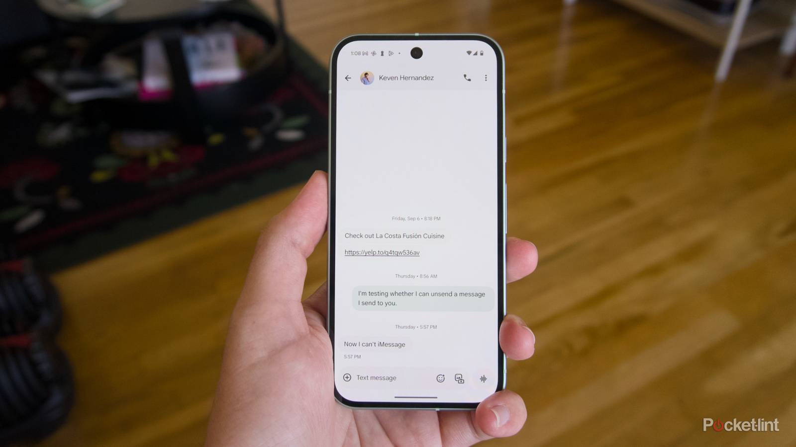 Pocket Message How I unsend messages on my Android phone