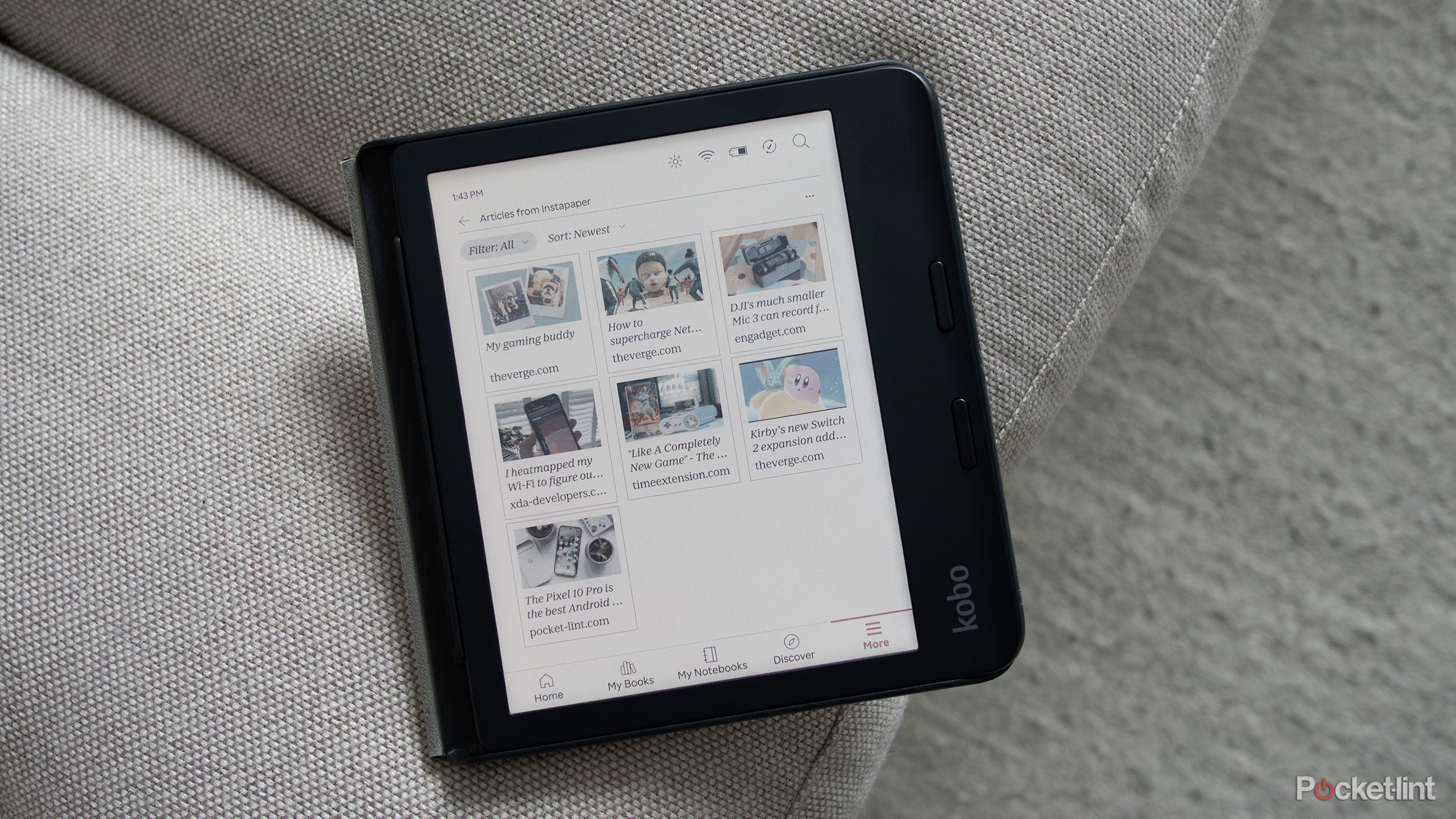 Instapaper on the Kobo LIbra Colour