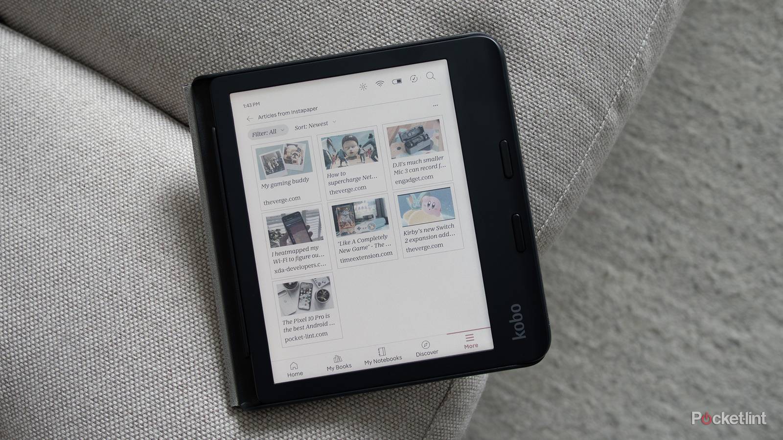 Instapaper on the Kobo LIbra Colour