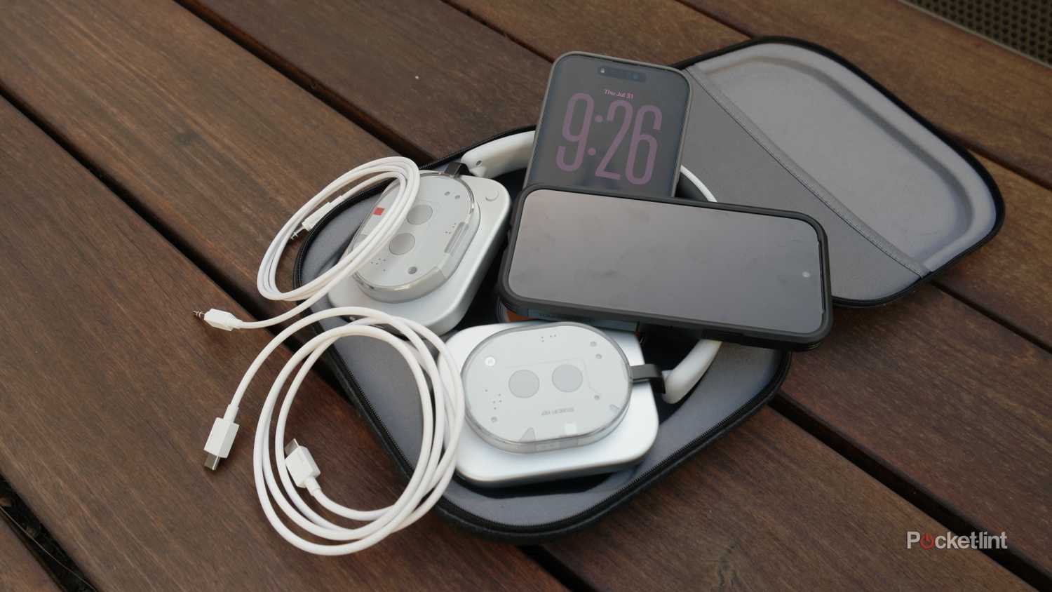 Nothing Headphone (1) with bundled cable accessories