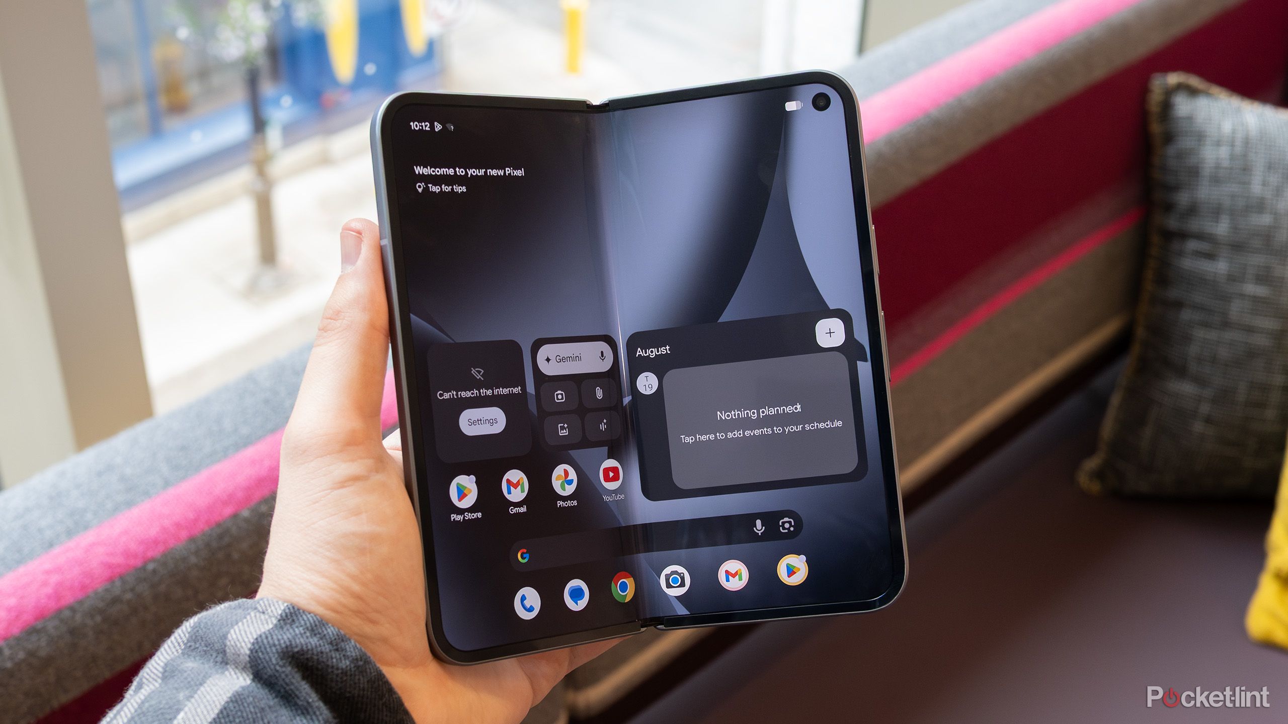 Pixel 10 Pro Fold unfolded