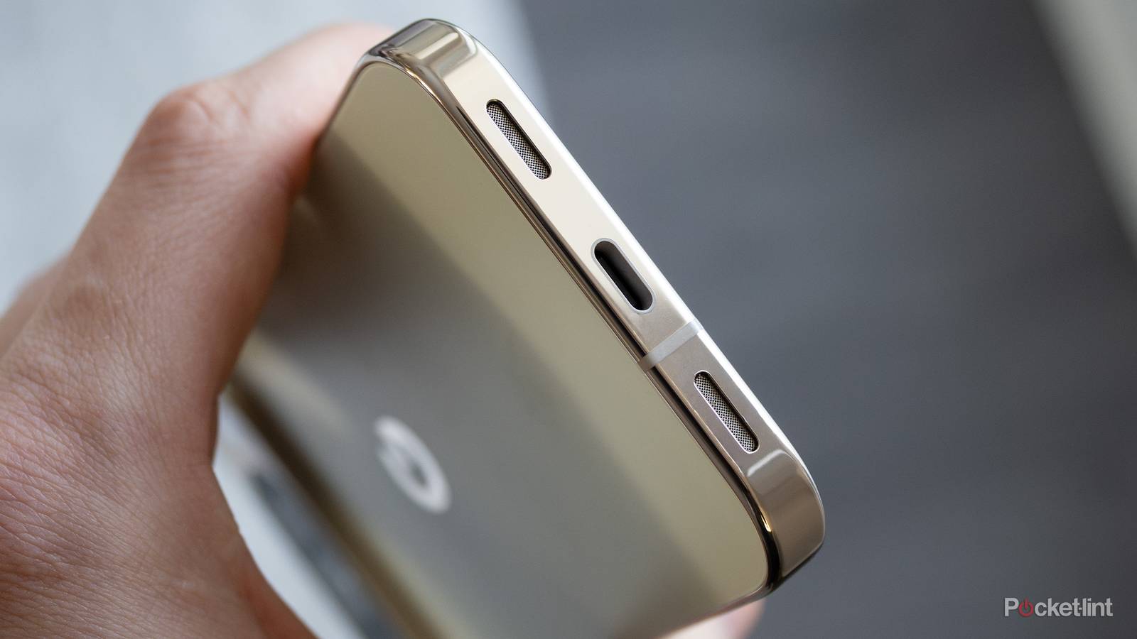 The Pixel 10 Pro's USB-C port 