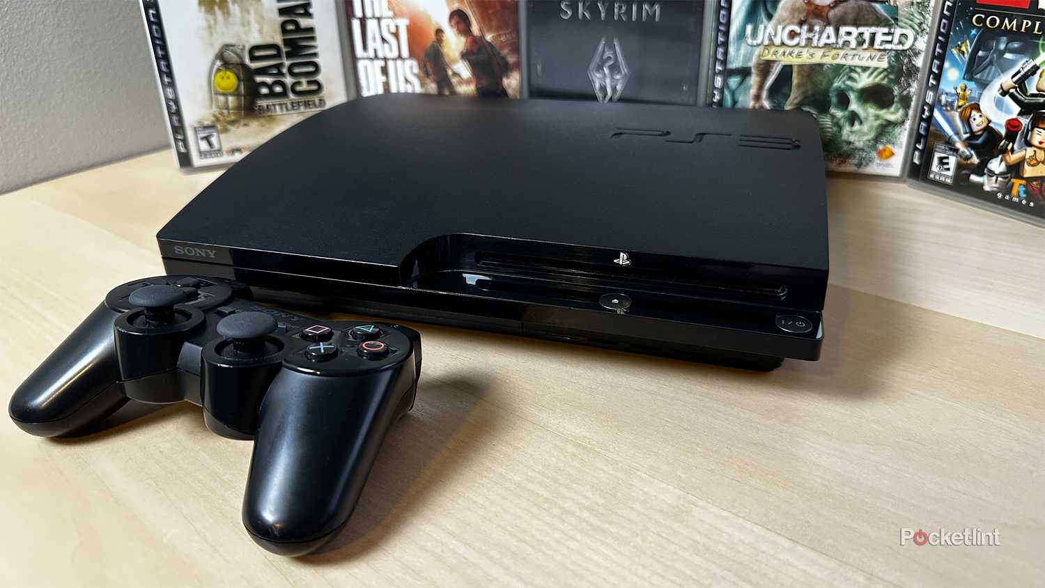 PS3 console and controller.