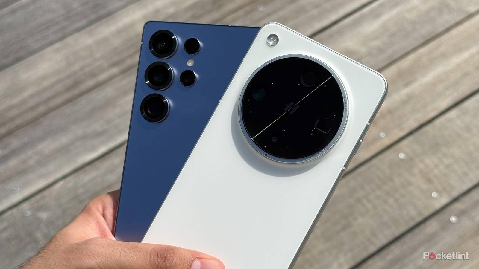 Samsung Galaxy S25 Ultra and Oppo Find X8 Ultra in hand