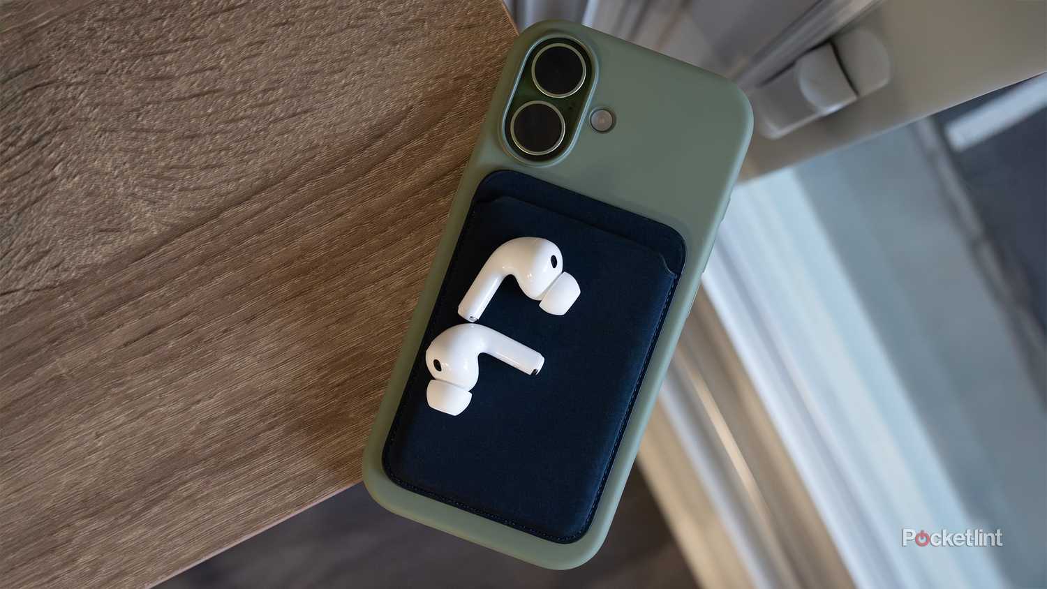 The AirPods Pro 3 on an iPhone 17.