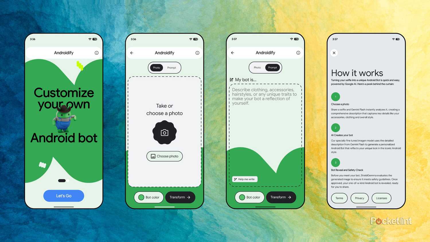 Androidify screenshots 1