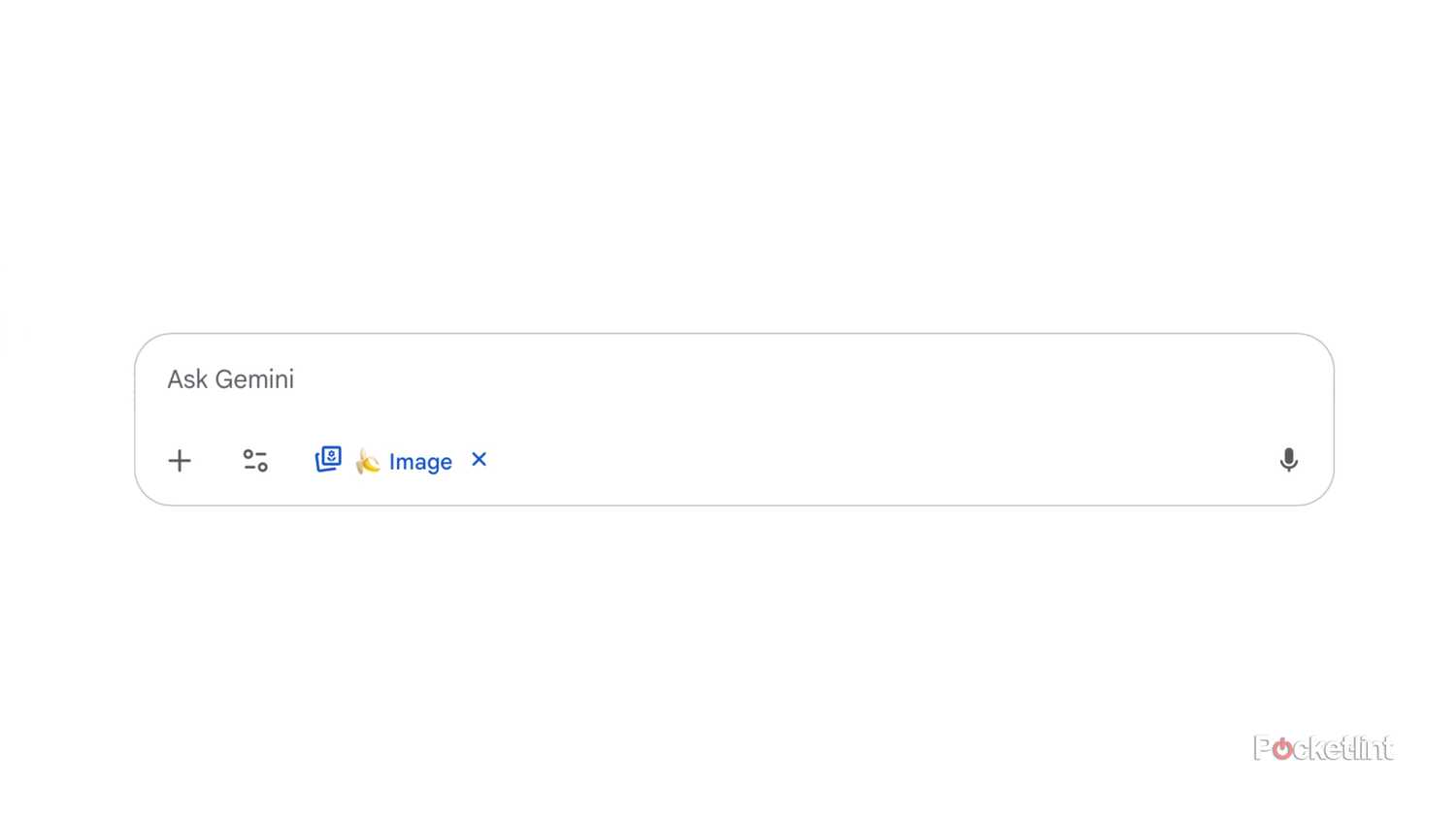 The text or prompt box from the desktop version of Gemini.