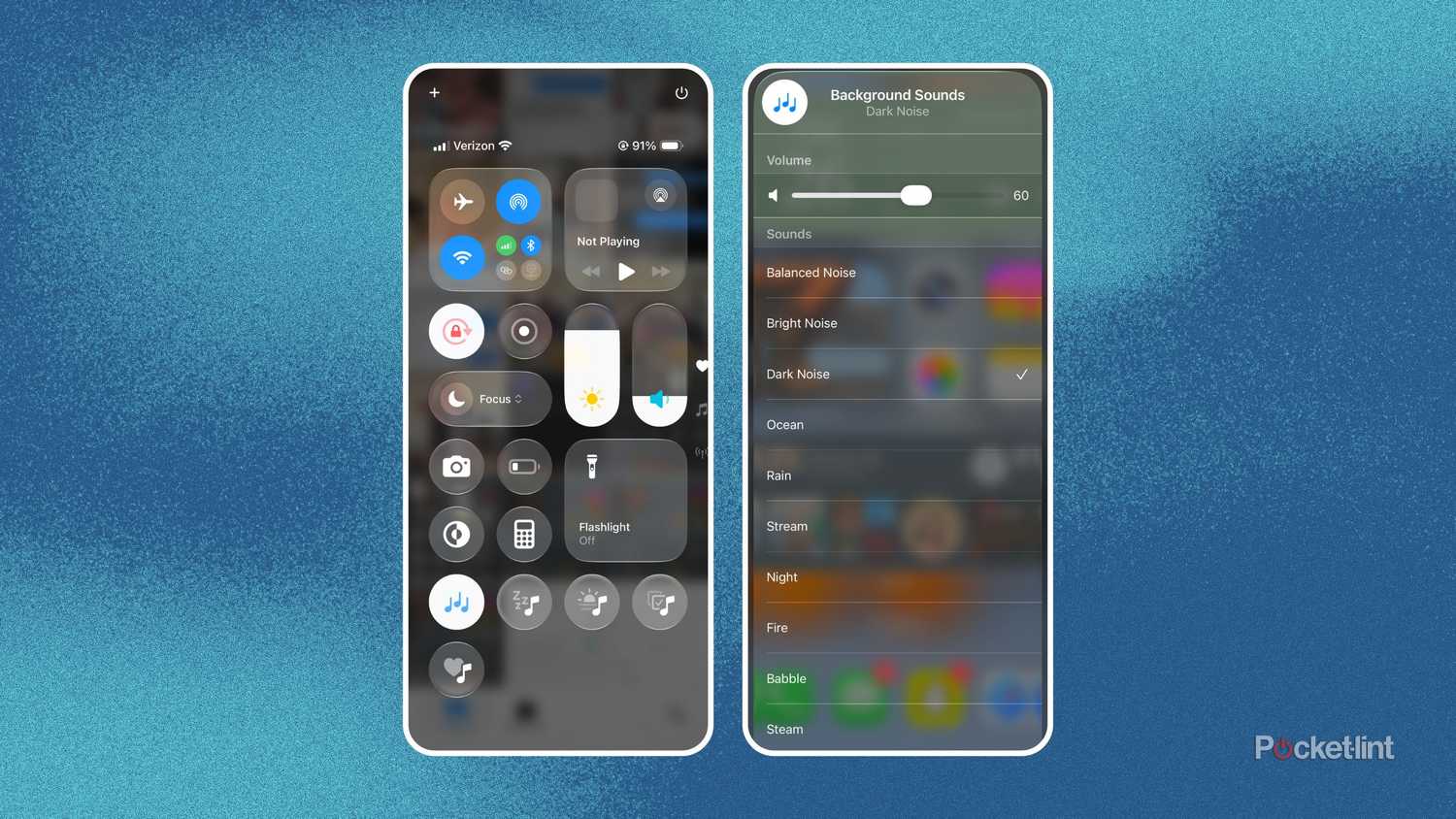 Background Sounds on iOS 26.