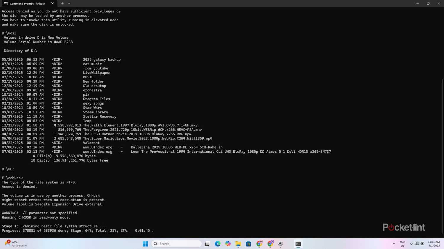 Windows 11 Command Prompt.