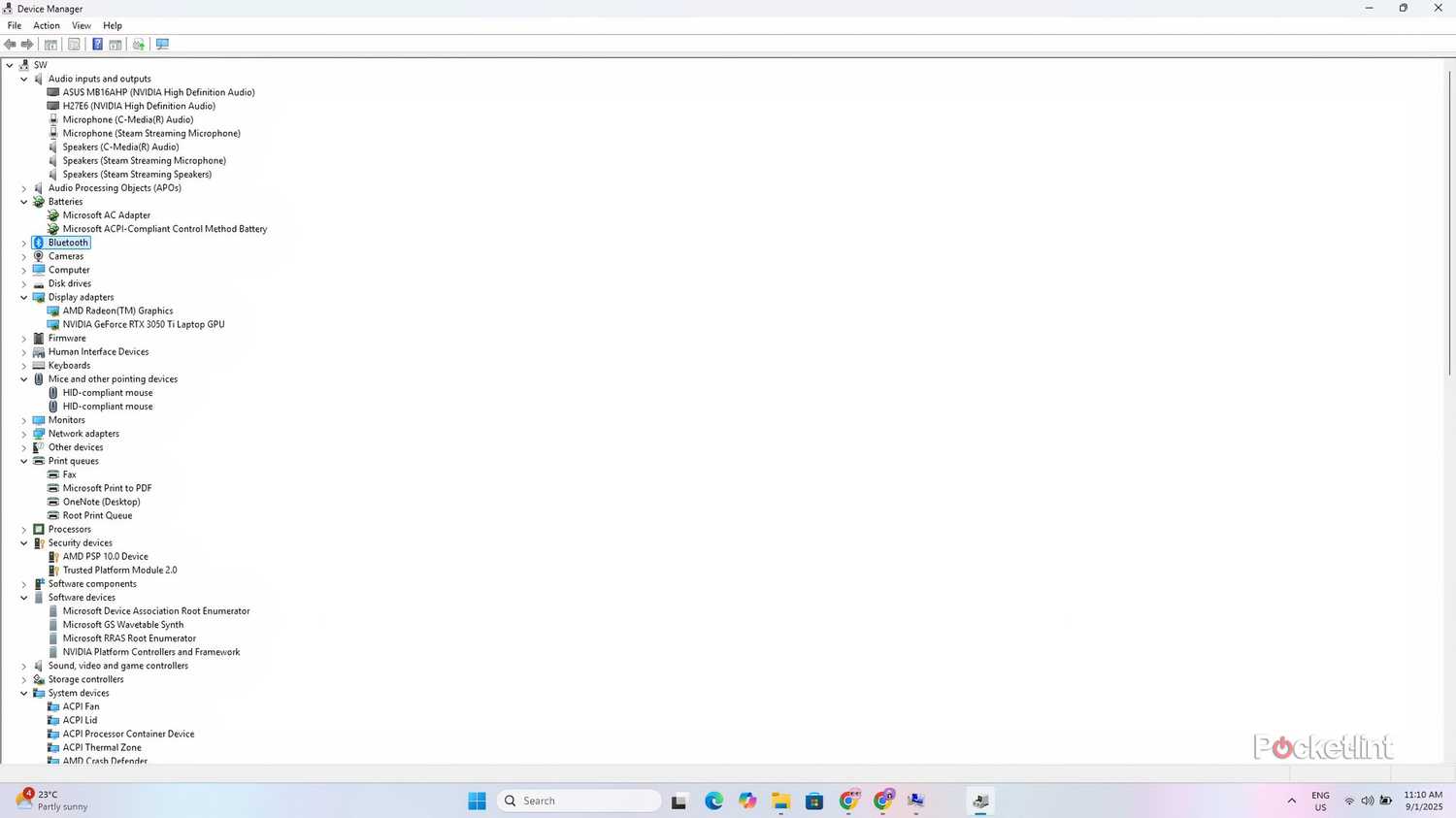 Windows 11 Device Manager.