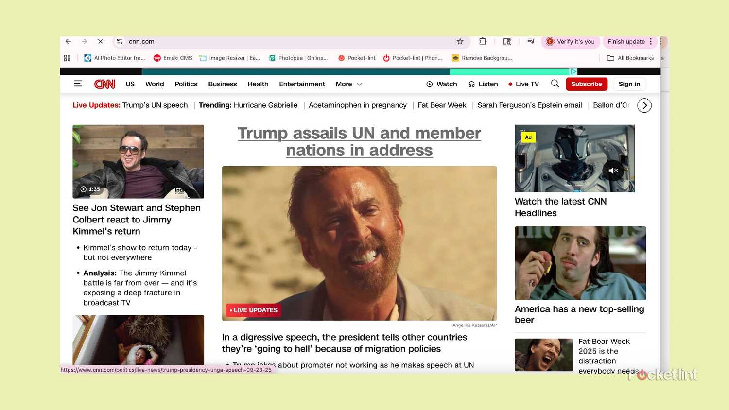 ncage+ in Chrome extension