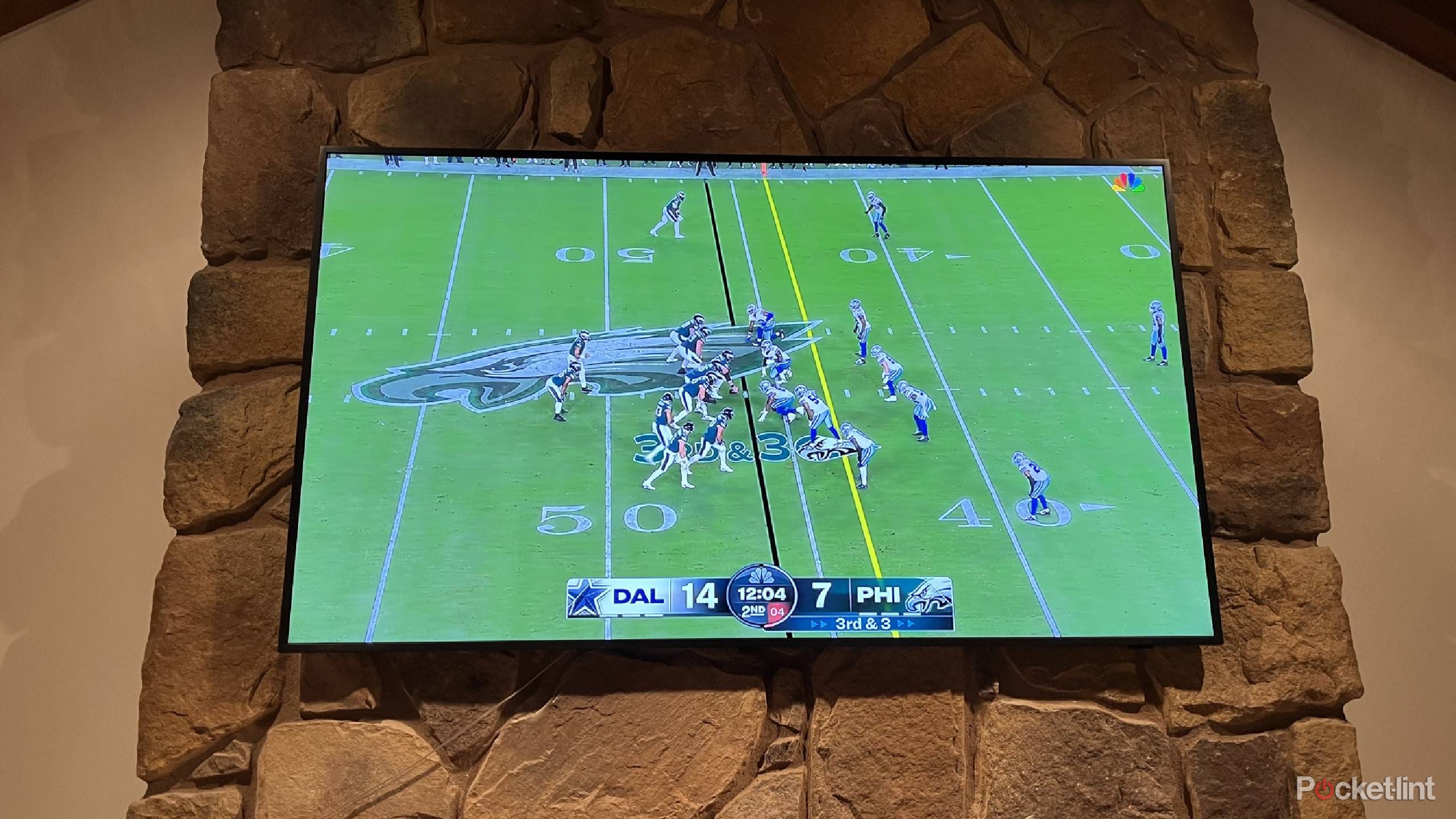 football on a smart tv