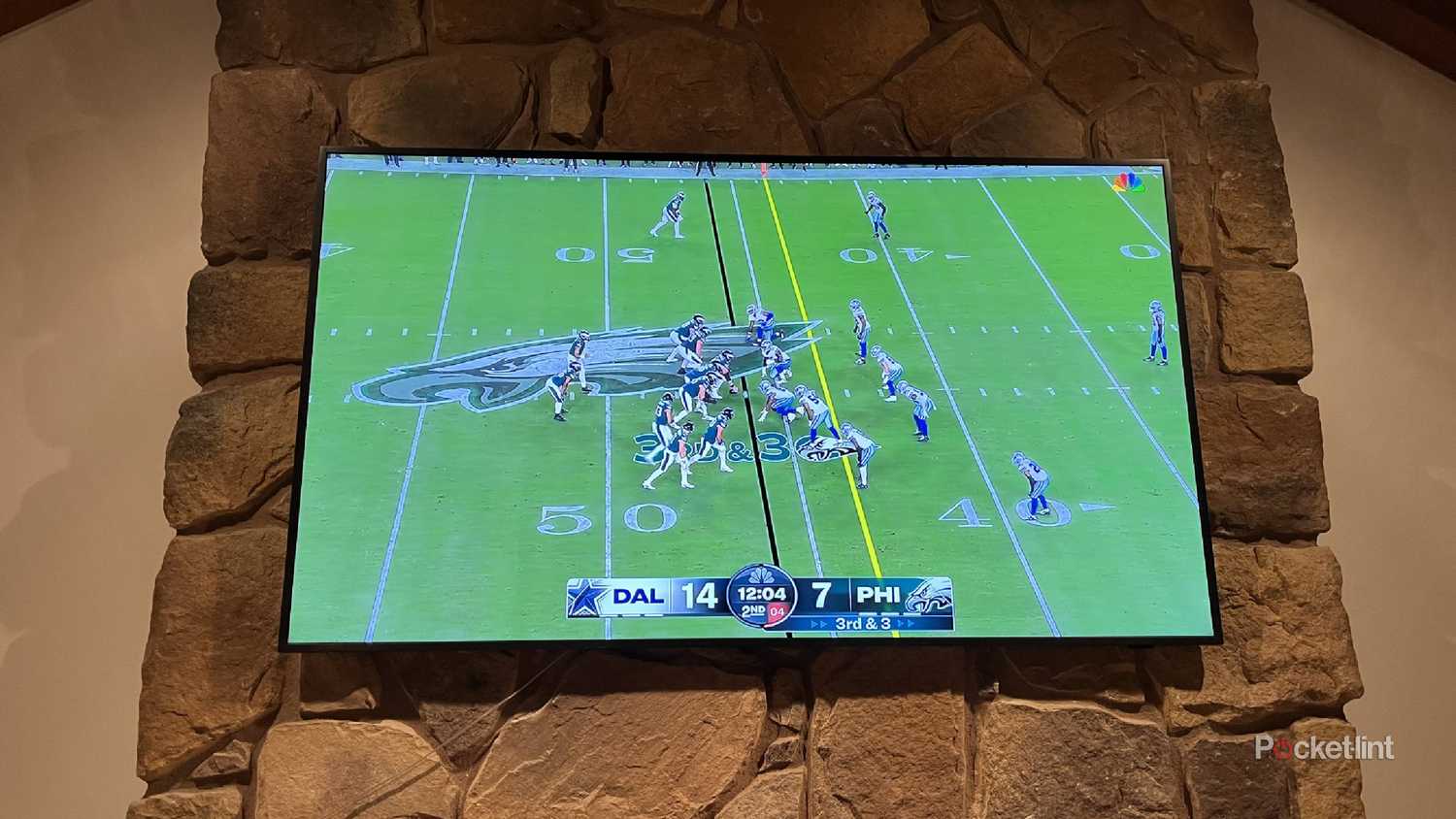 football on a smart tv