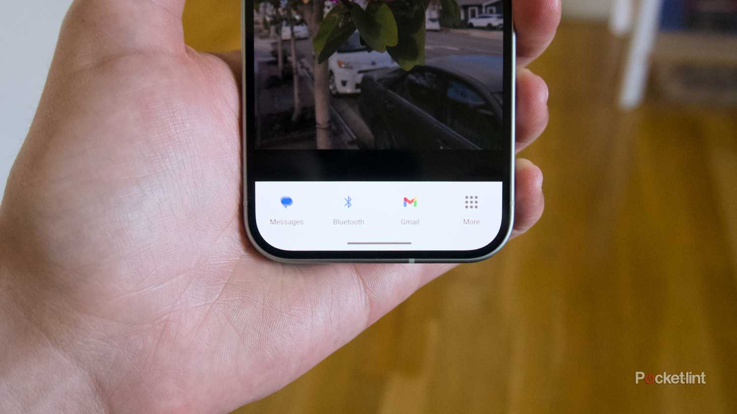 The sharing options in Google Gallery on a Pixel 9.