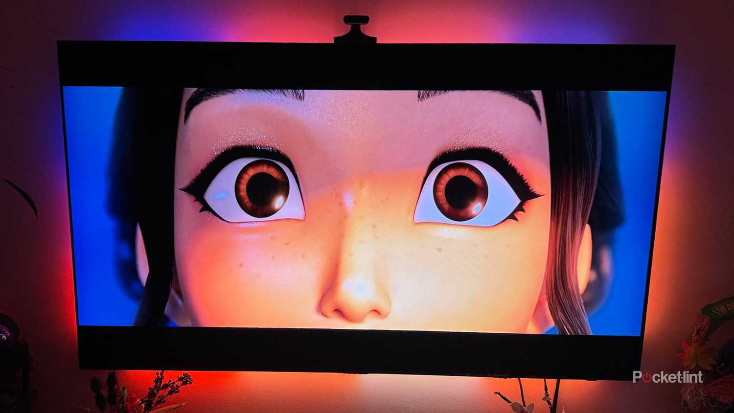  Kpop Demon Hunters on OLED TV with Govee Backlight 3 Pro