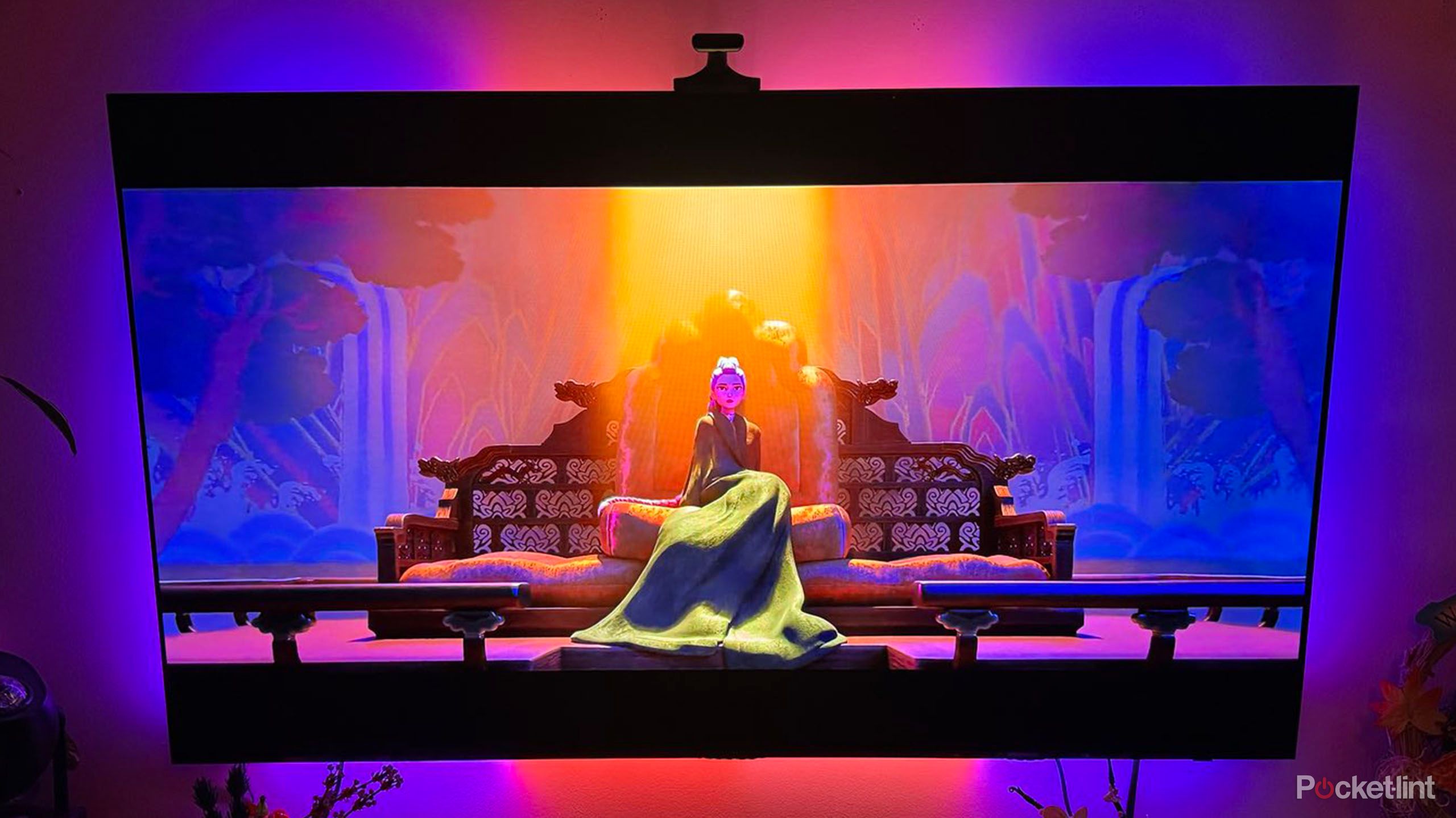 KPop Demon Hunters on OLED TV with Govee Backlight 3 Pro 