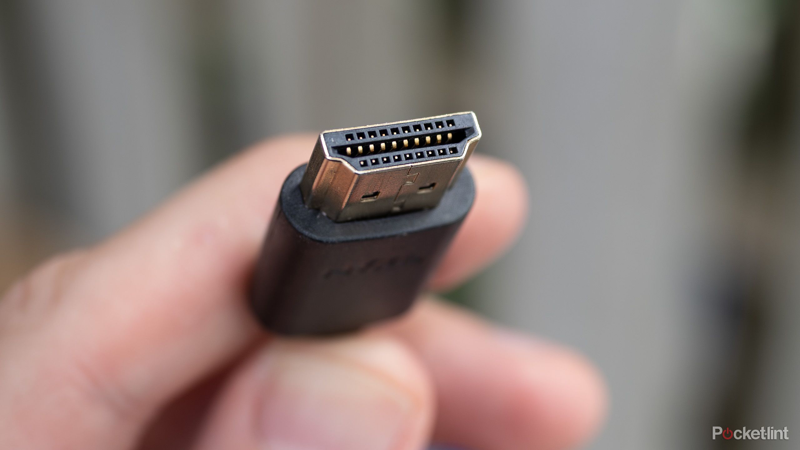 The end of an HDMI cable