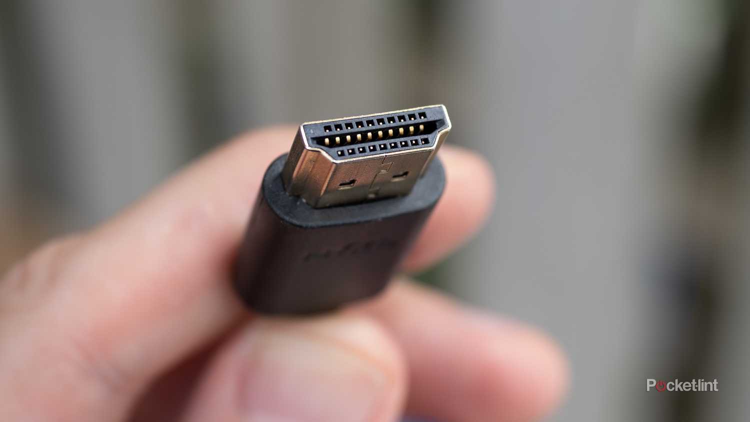 The end of an HDMI cable