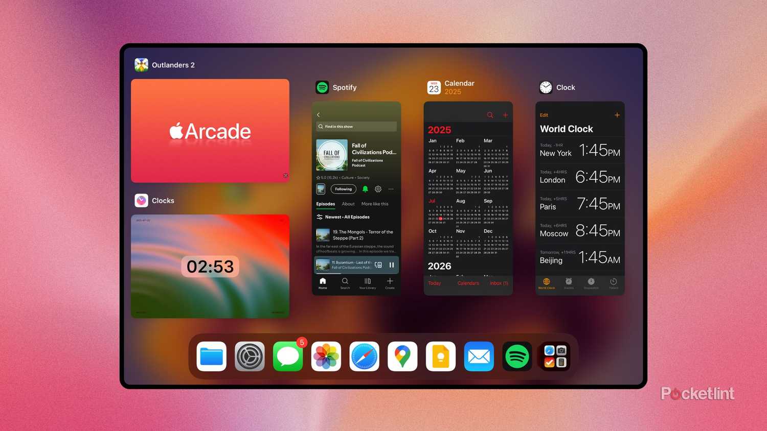 iPadOS Slide Over screenshot 2