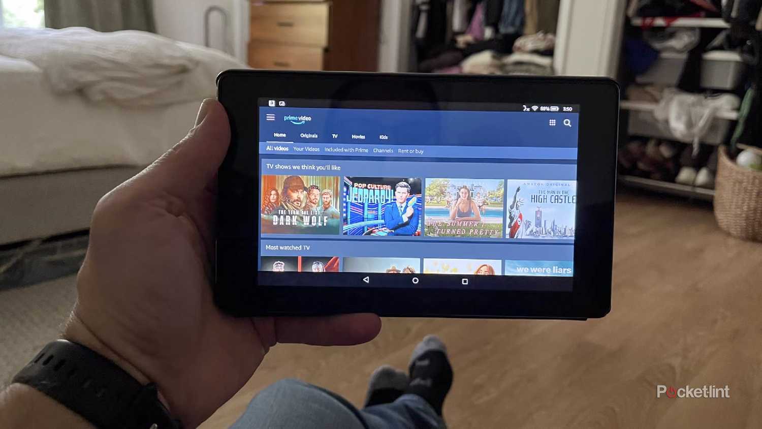 Kindle Fire in my hand