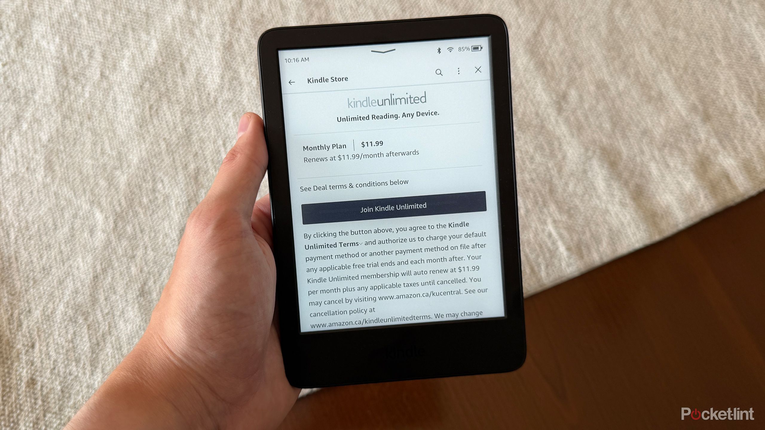 Kindle Unlimited on Kindle.