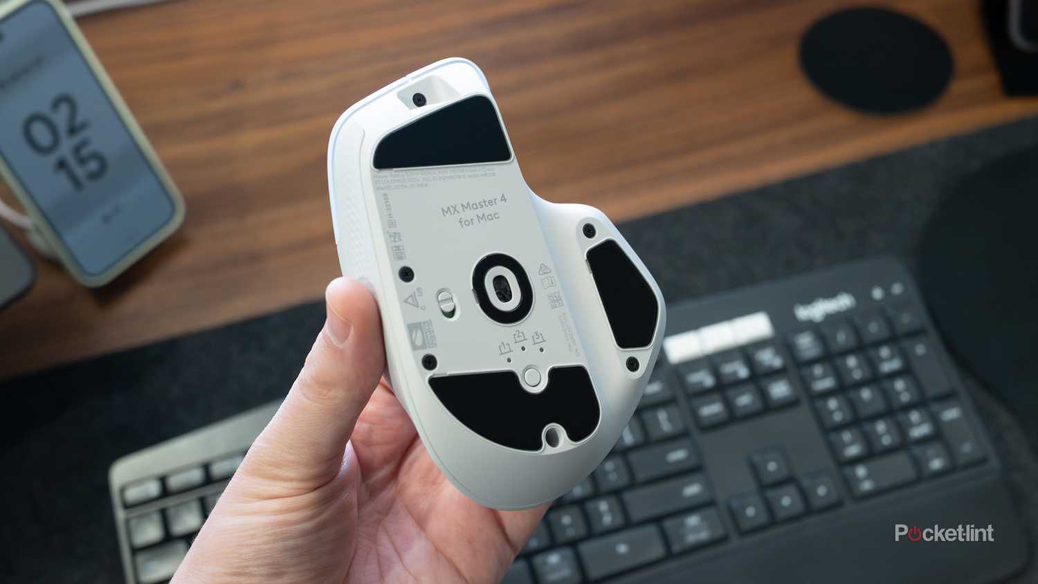 The back of Logitech's MX Master 4