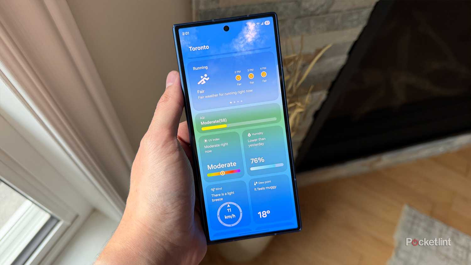One UI 8 weather app.