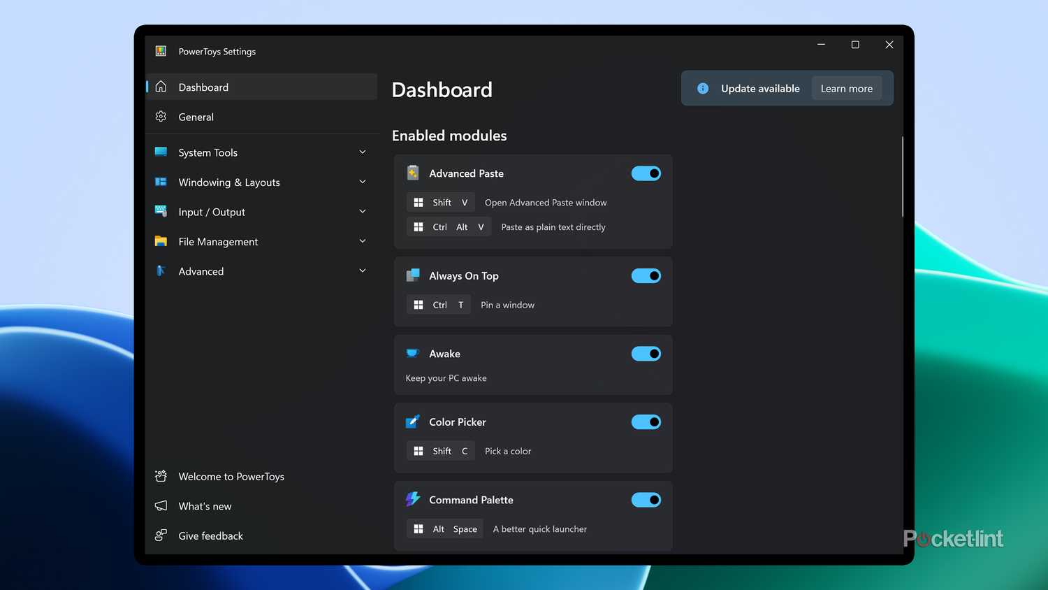 PowerToys app on Windows 11.