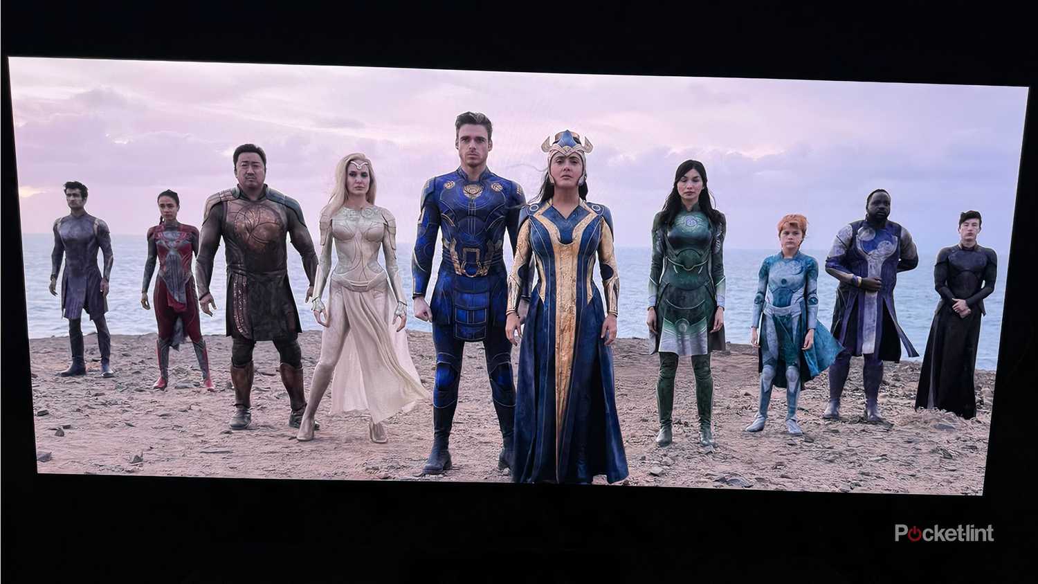 Eternals on Samsung S90F smart TV.