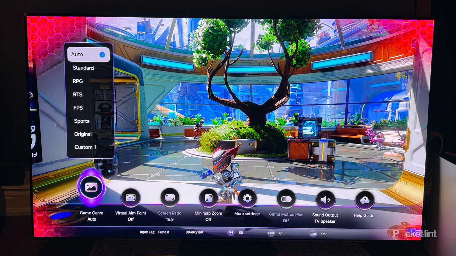 Ratchet and Clank on PS5 on Samsung OLED S90F.