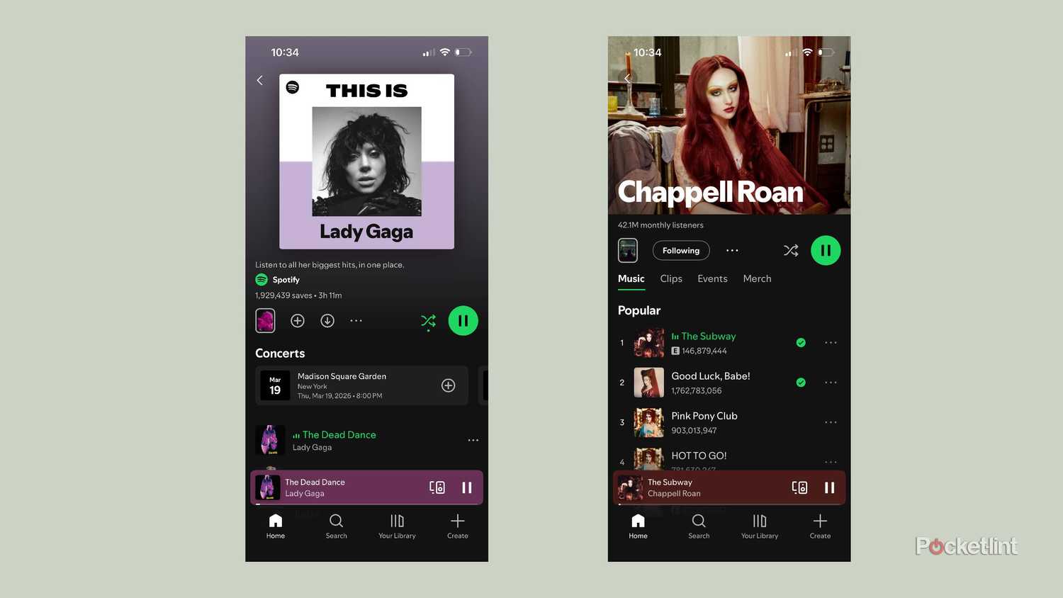 spotify shuffle on two playlists