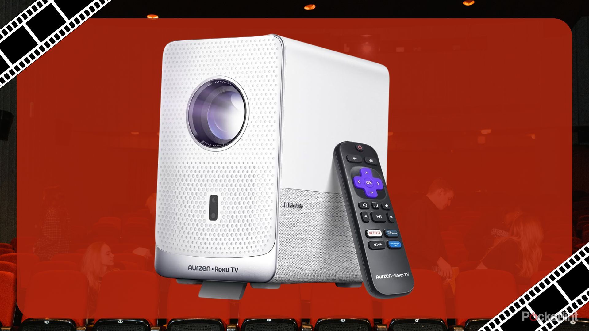 LED PROJECTOR fire tv stick付き Roku's new $250 projector makes movie night mobile