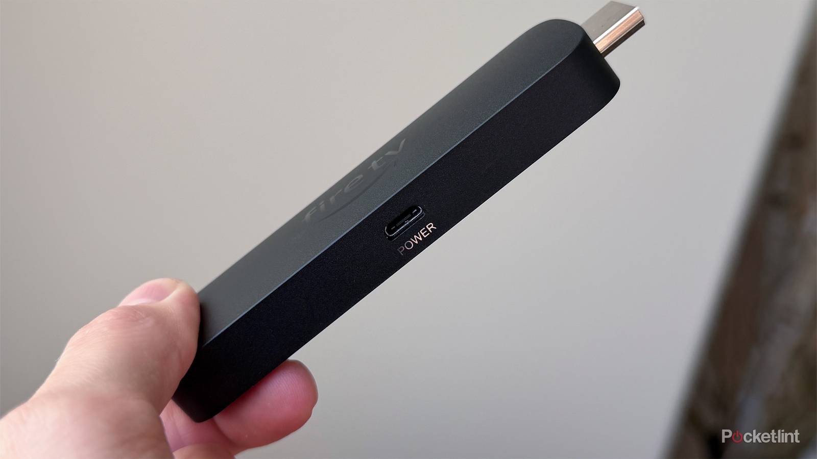 The Amazon Fire TV stick's USB port 
