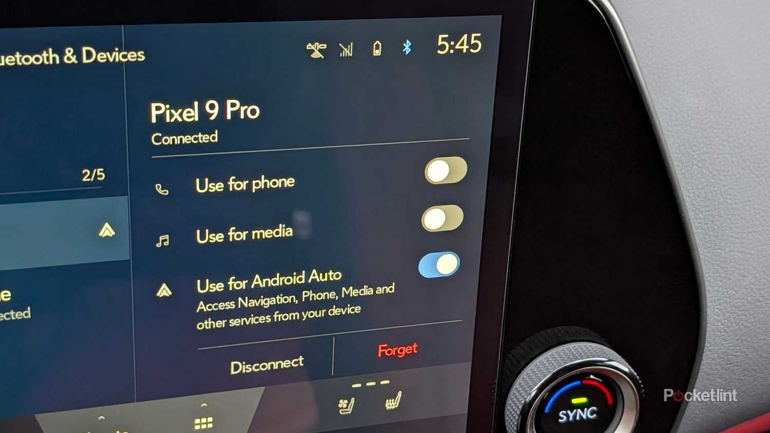 Android Auto Bluetooth & Devices