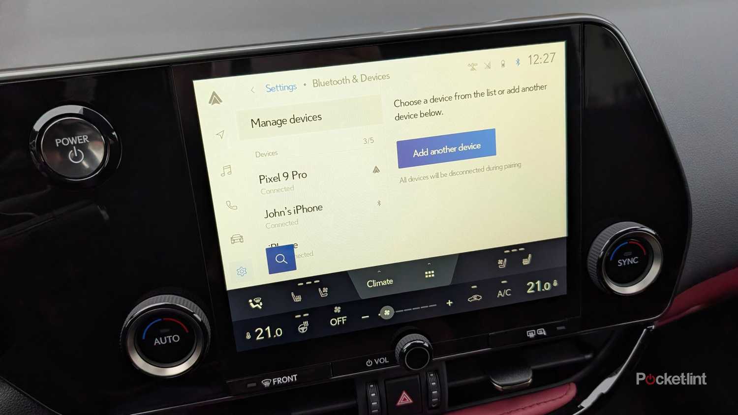 Android Auto Manage devices