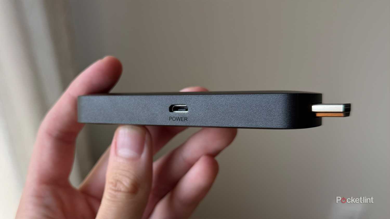 Micro USB port on Fire TV Stick 4K Max.