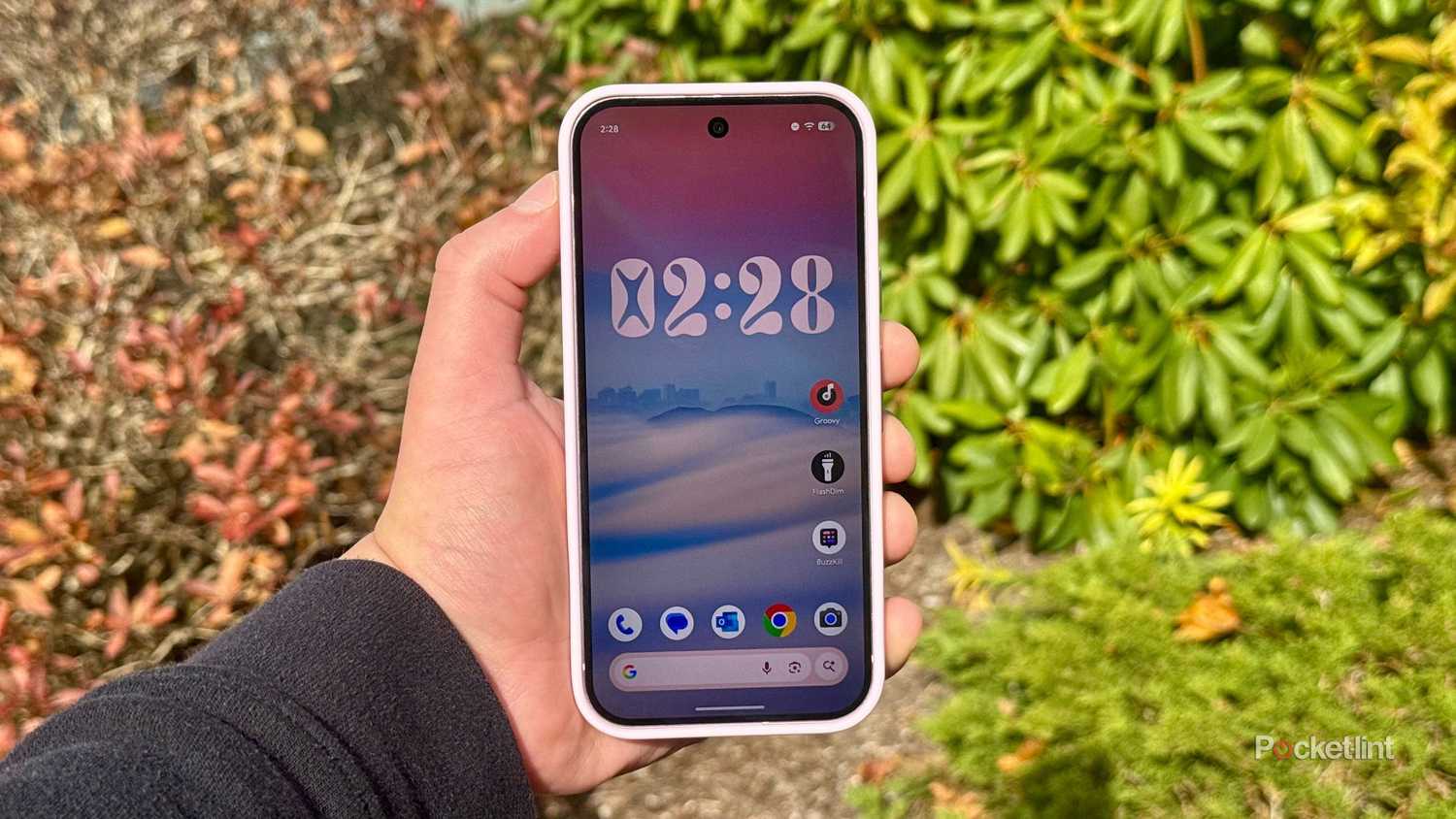 The homescreen on a Pixel phone.