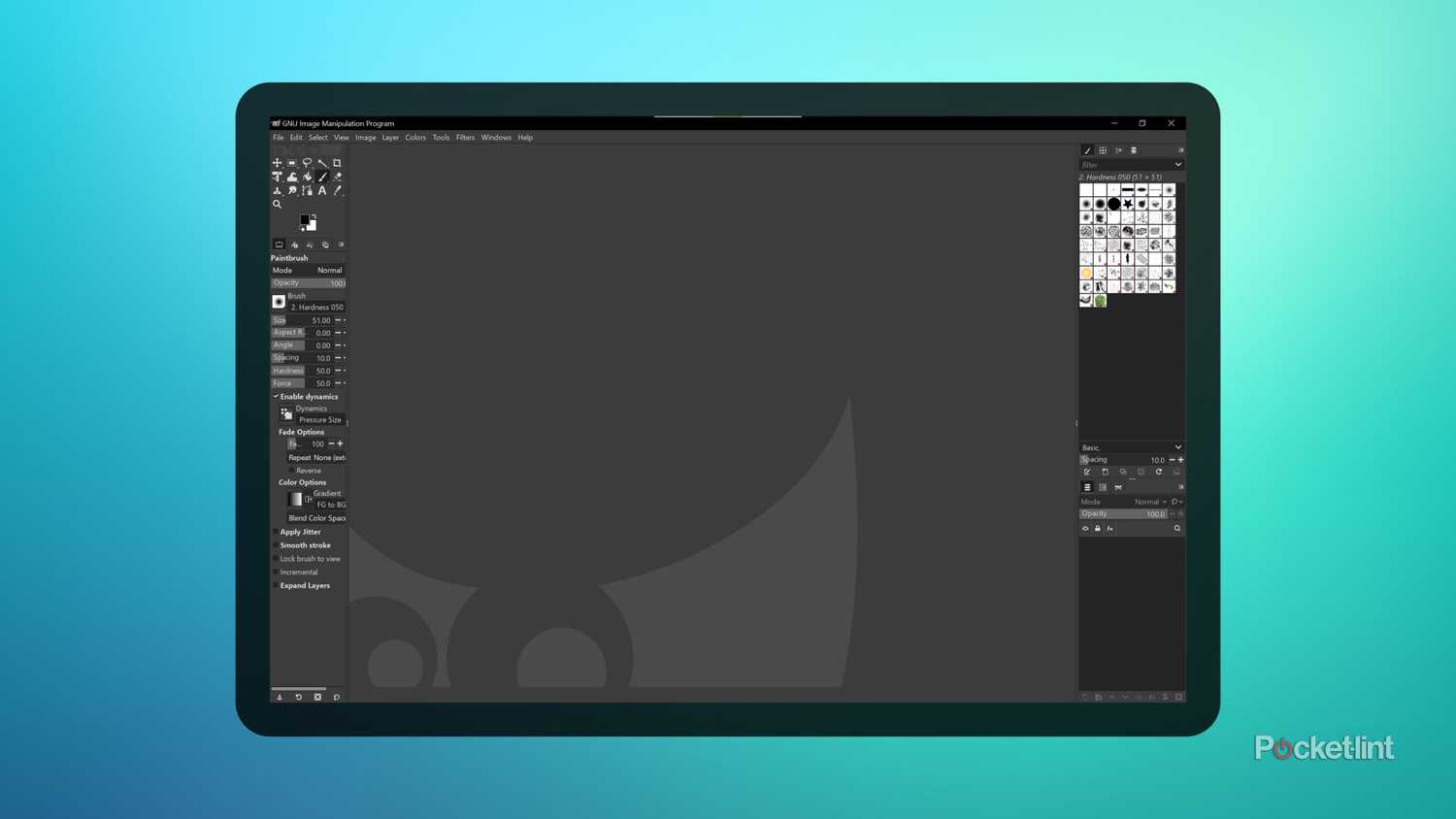 GIMP screenshot