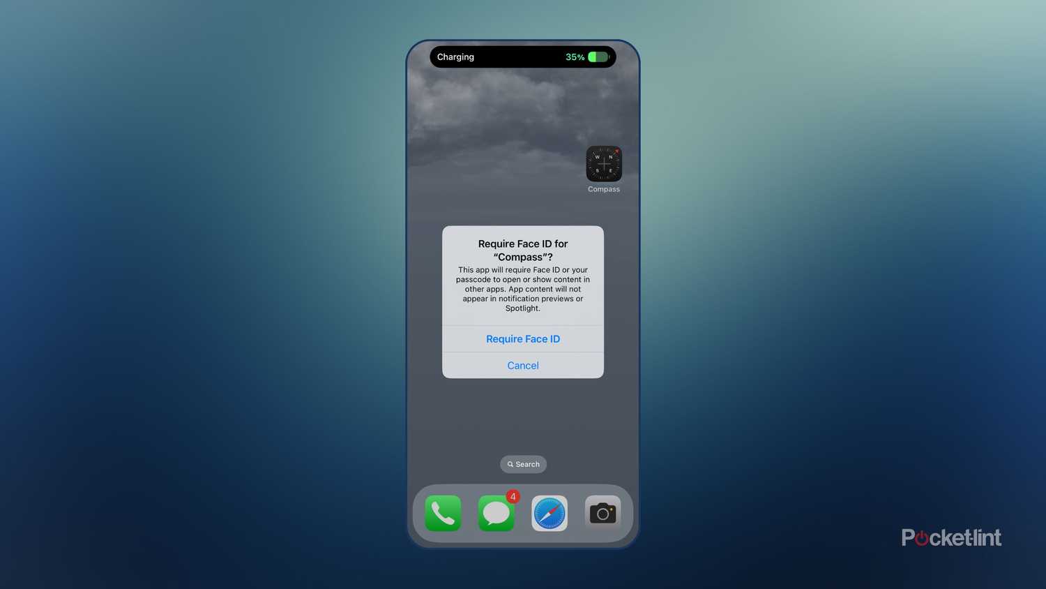 iOS 18 require Face ID screenshot