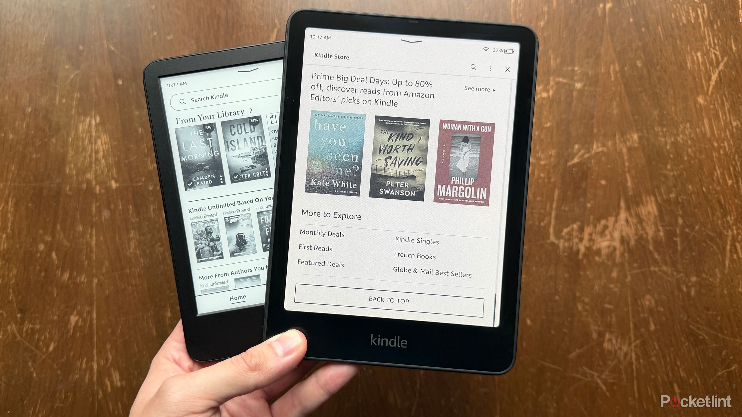 Kindle and Kindle Colorsoft.